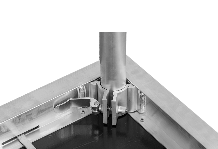 ST2010 - 2000mm x 1000mm Stage Top with rail lock system & recessed stage skirt velcro - Image 7