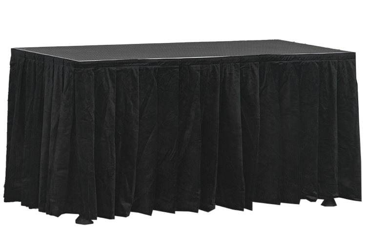 ST2010 - 2000mm x 1000mm Stage Top with rail lock system & recessed stage skirt velcro - Image 11