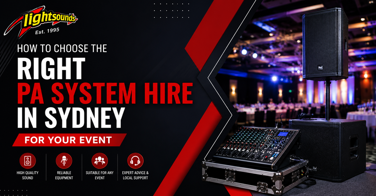 How to Choose the Right PA System Hire in Sydney for Your Event by Lightsounds
