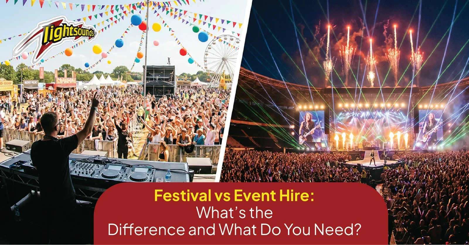 Festival vs Event Hire What’s the Difference and What Do You Need